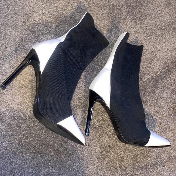 Black sock booties - Picture 3 of 8